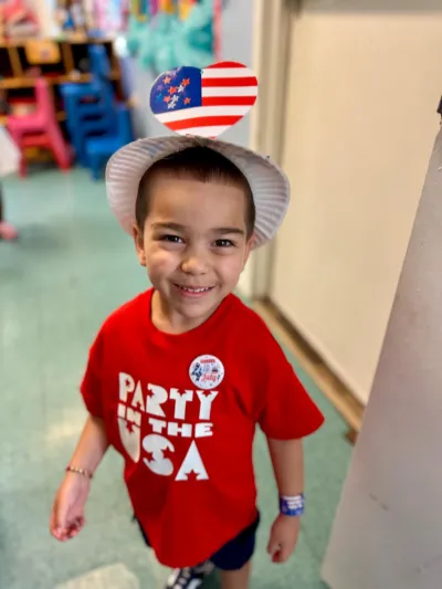 Child at Little Heaven Daycare